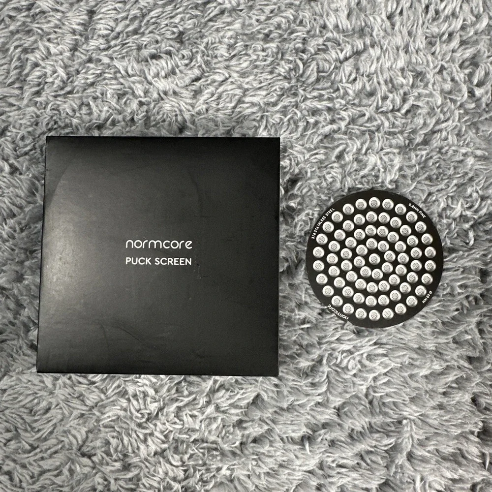 Normcore 49mm Puck Screen, 0.8mm Thickness, Lower x 0.8mm, Silver